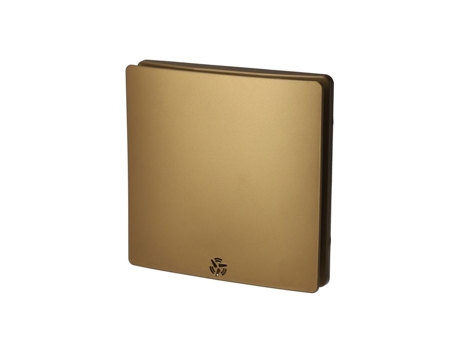 Extrator De Ar Simples Fluxo Quadrado Felix 100 Mm Ouro | 500.150.100 | Horoz