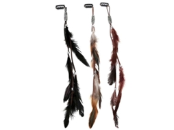 Extensiones de Pelo Artesanais Boho com Clip para Festa e Presente