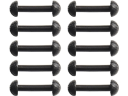 Clipe Conector De Borracha Preta 3, 2cm Para Figuras