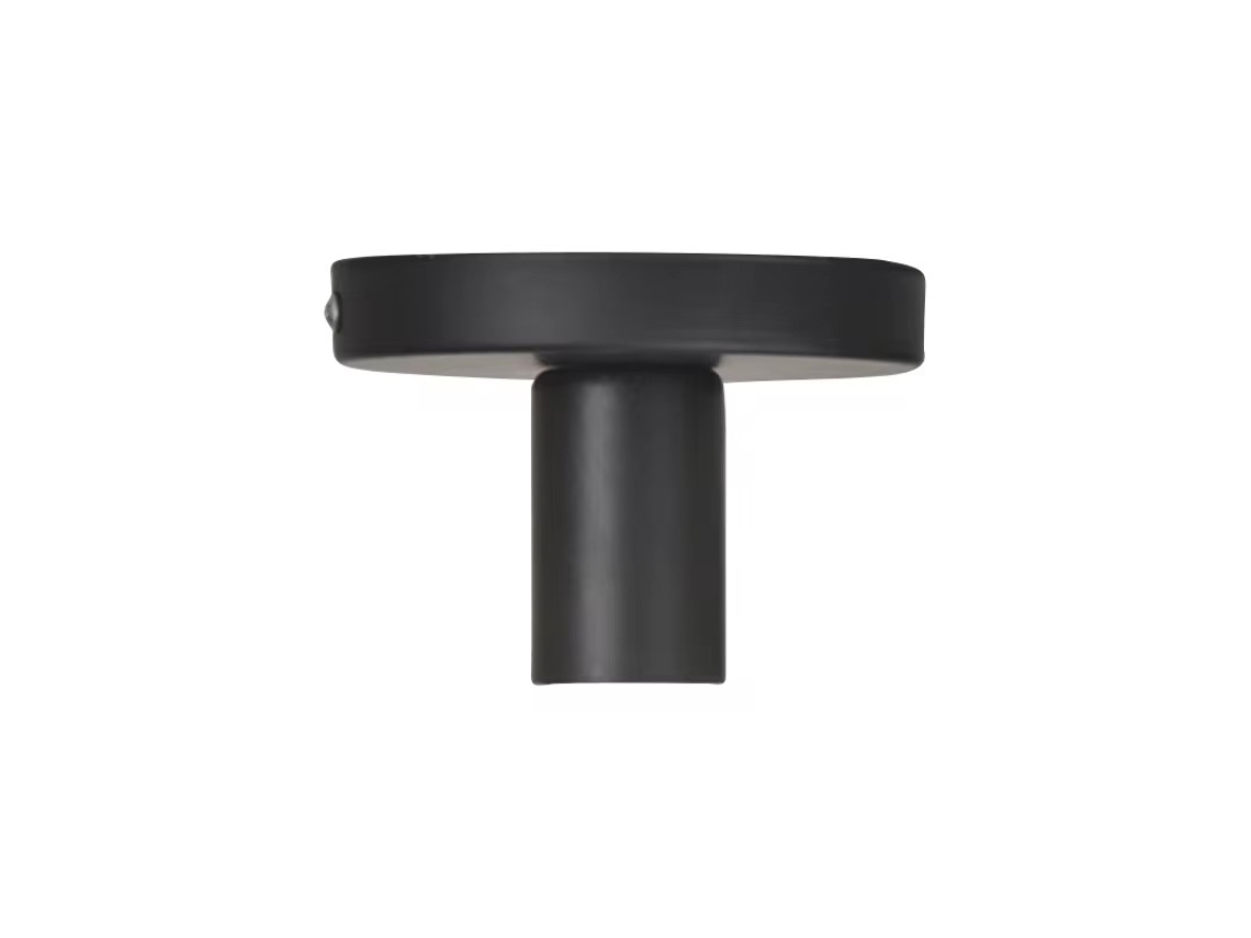 Luminária De Teto Minimalista Preta E27, Estilo Retrô Escandinavo