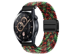 Pulseira de Nylon com Fecho Magnético para Huawei Watch Gt4/5 e Samsung Galaxy Watch 5/6/7 CHABERLU