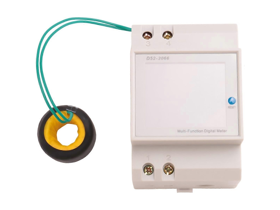 Medidor De Eletricidade Digital De Trilho Din Ac40 300v 100a Voltímetro Medidor De Corrente Kwh Energia Elétrica Fr Brilvibera