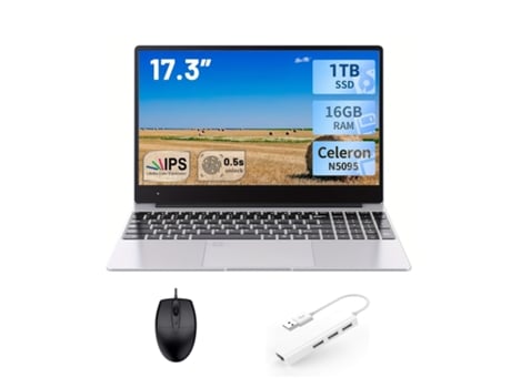 Computadores Notebooks Acmine (17.3 Processador Intel Celeron N5095 Quad Core Ram 16 Gb 1tb Ssd )