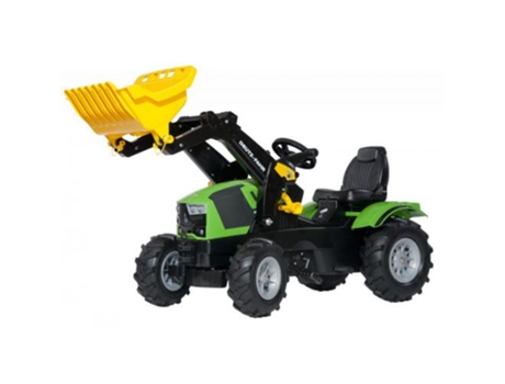 Trator Deutz-Fahr 5120 ROLLYTOYS Trac Lader com Rodas Pneumáticas