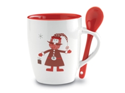 Taza Con Cuchara 250ml MIDOCEAN
