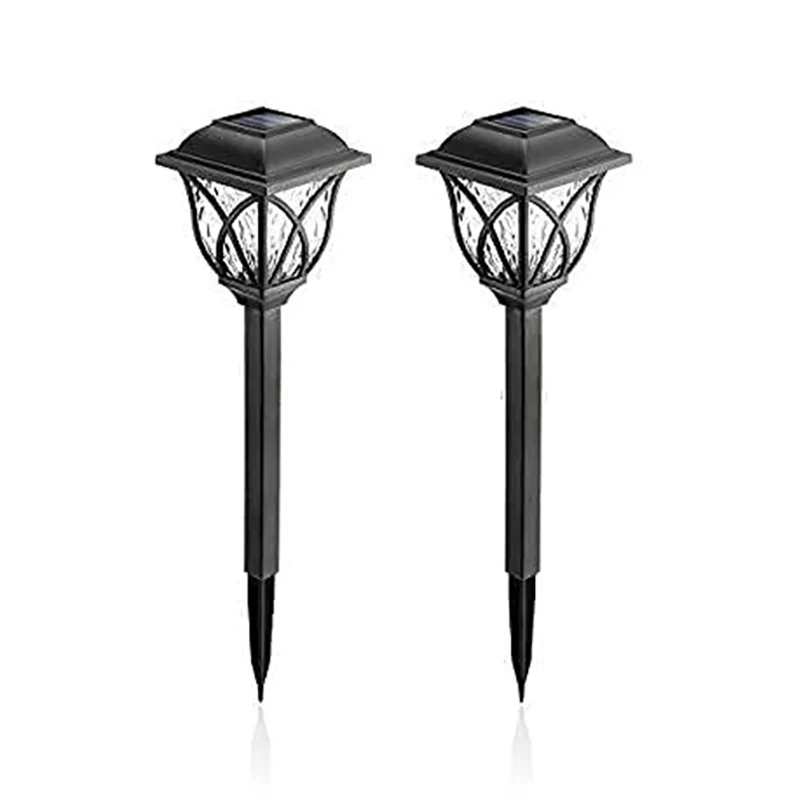 Luzes de Jardim Retrô Movidas a Energia Solar, Luzes Externas, À Prova D'água, Luz Quente, Luzes de Paisagem. MDUG (2 Unidades)