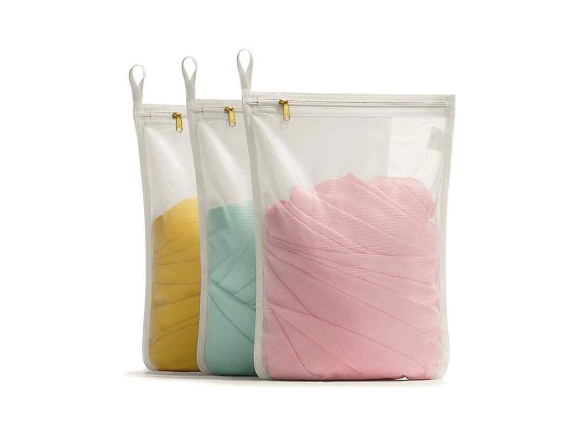 conjunto de 2 sacos de roupa suja em nylon BRILVIBERA