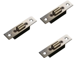 Gadpiparty Conjunto De 3 Peças Fecho Armário, Fecho De Esfera Em Aço Inoxidável Com Acabamento Acetinado Escovado E