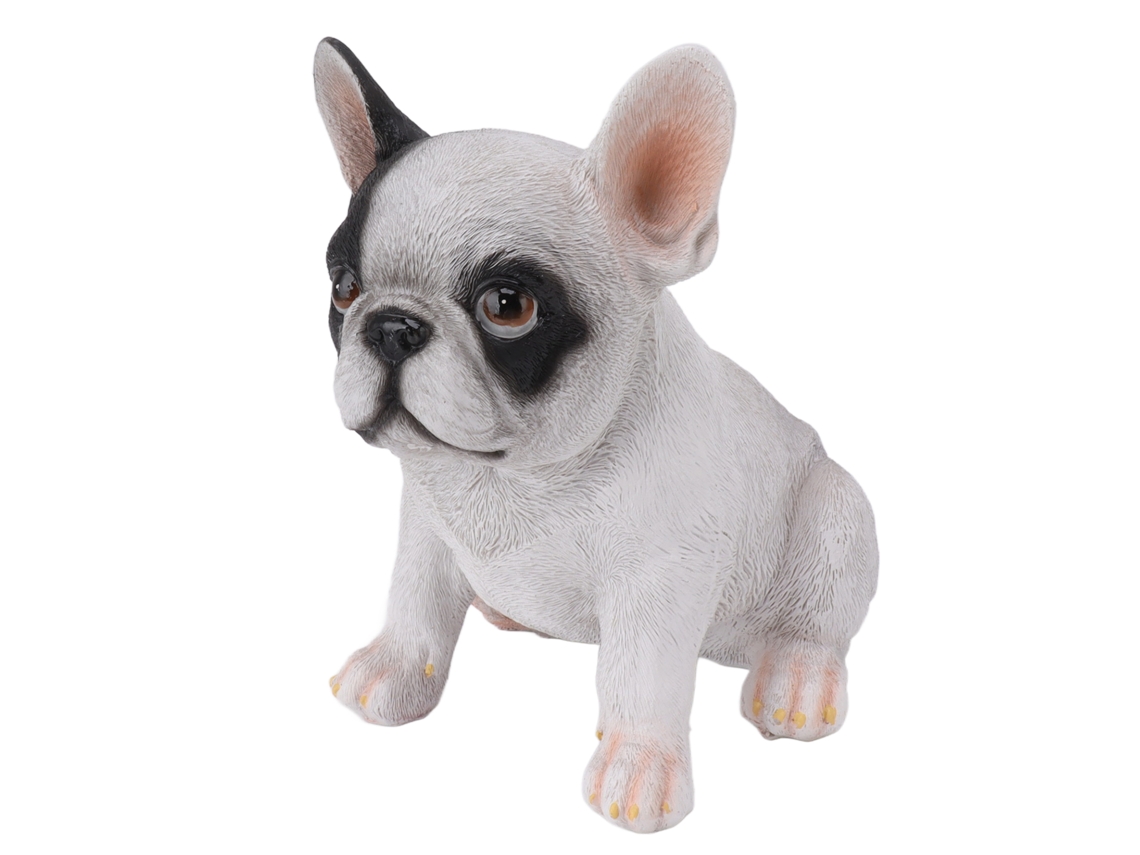 Adereço de Jardim Buldogue Resina S/MARCA