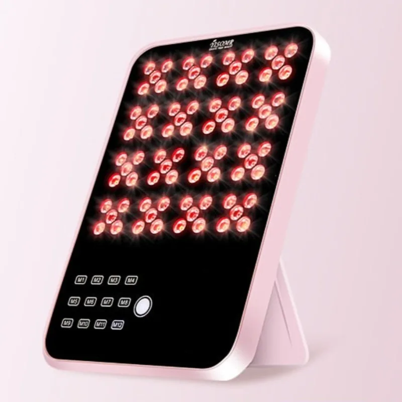 Máscara Facial De Led Vermelha (rosa) - Dispositivo De Fototerapia Profissional Para Beleza Facial.