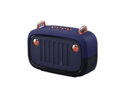 Mini Coluna  Bluetooth Ecelen com Som Surround Portátil   Tf Card e Usb Flash Driveazul