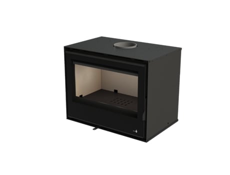 Termofoc Recuperador de Calor a Lenha Ventilado Modelo Viseu C695 de 7 3 Kw MAESTRO FERRETERO