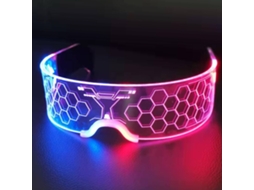 Óculos Led Óculos Iluminados Óculos Led Visor Óculos Luminosos para Bar de Festa de Halloween Estilo 4