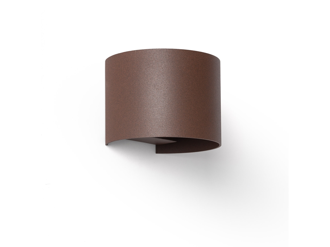Aplique de Parede Exterior Led 10W Alumínio Iluminação Dupla Cara Cct Selecionável Iridix Round LEDKIA