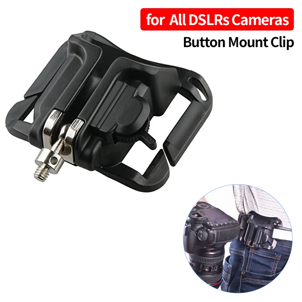 Coldre De Liberação Rápida Com Fivela Botão Universal Para Câmeras Dslr, Compatível Todos Os Modelos.-aquaforge