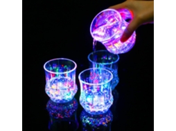 Conjunto de 6 Canecas Iluminadas, Cerveja com Luz Led, Brilhante, Abacaxi AQUAFORGE
