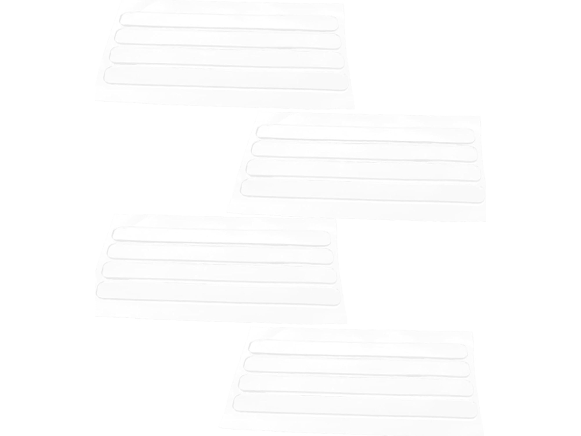 Conjunto De 16 Protetores Porta Silicone Autoadesivos Sem Furos Para Armários, Geladeiras E Outros Móveis