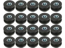 Kit com 20 peças de arruelas bêbadas para carnificina de motocicleta.