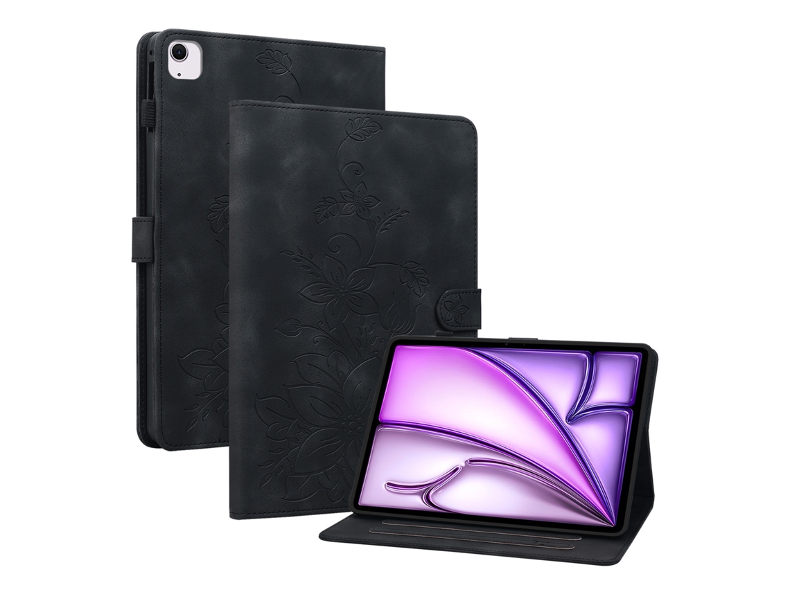 Capa Panoona Para Ipad Pro De 11 Polegadas (m5) 2025 / (m4) 2024, Com Visualização Magnética Em Múltiplos Ângulos Preto