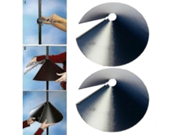 Omni protector Anti Ardillas para Comedero de Aves Banda de Seguridad de Envoltorio Tamaños 12 14 16 Pulgadas Plástico 12 Polegadas