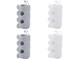 Adaptador Genérico Para Chuveiro De Banheiro, 4 Peças, Ventosa De Silicone Com Forte Adsorção Para Banheiro