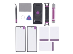 Aetheria 2pcs Lente de Vidro de Tela Frontal Externa com Ferramentas para Galaxy Z Fold 3 5g F926