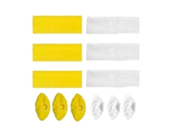 Panos De Limpeza A Vapor Para Aspiradores De Pó Portáteis Karcher Sc1, Sc2, Sc3, Sc4 E Sc5. Panos De Microfibra Laváveis._glo