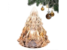 Enfeites De Árvore De Natal De Cristal Com Luzes De Led, Ideais Para Decoração De Mesa Em Festas De Natal Em Família. Aquaforge