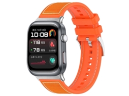 Pulseira De Relógio Híbrida De Nylon Trançado E Silicone Xdfind