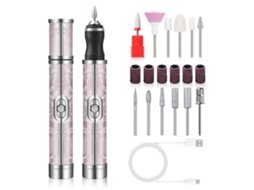 (rosa) Lima De Unhas Elétrica Egulin, Ferramenta Profissional Para Unhas E Pedicure