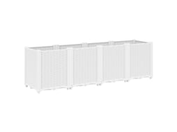 Garden Planter, Garden Planters Vidaxl Branco Polipropileno (160 X 40 X 53 Cm)