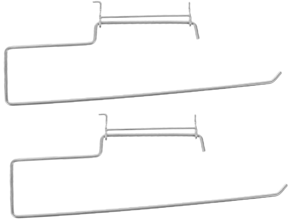 Suporte De Toalhas Metal 2 Peças Para Painel Perfurado, Acessório Orga