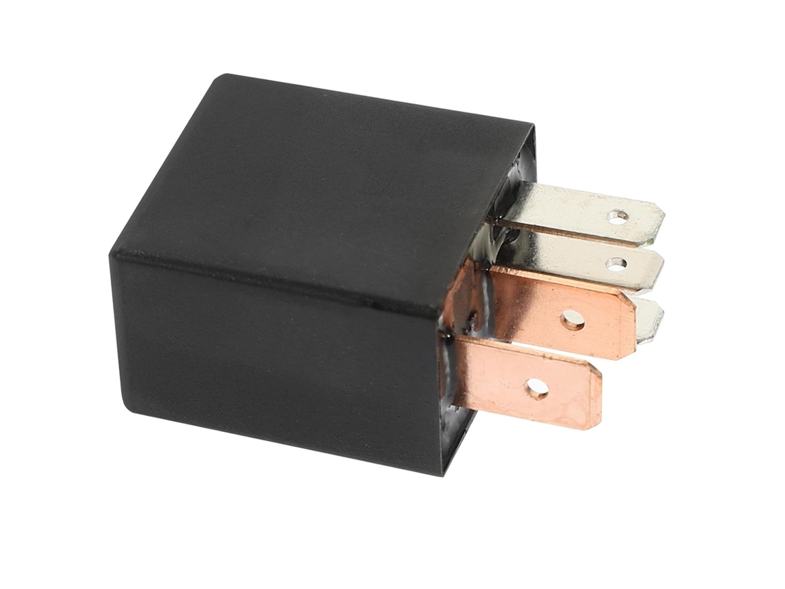 Relé de plástico e cobre com polaridade aleatória, uso flexível, 12V 30A, 5