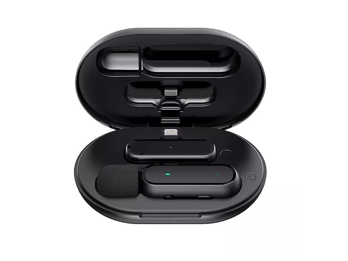 Microfone De Lapela Sem Fio K61 Um Para Um, Especificação Interface 8 Pinos Aquaforge