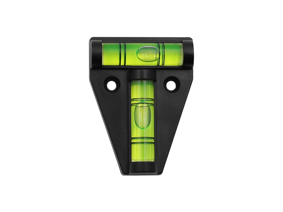 Nível De Bolha T Portátil Mini Nível Espírito Para Rv Móveis Câmera Acrílico Triangular