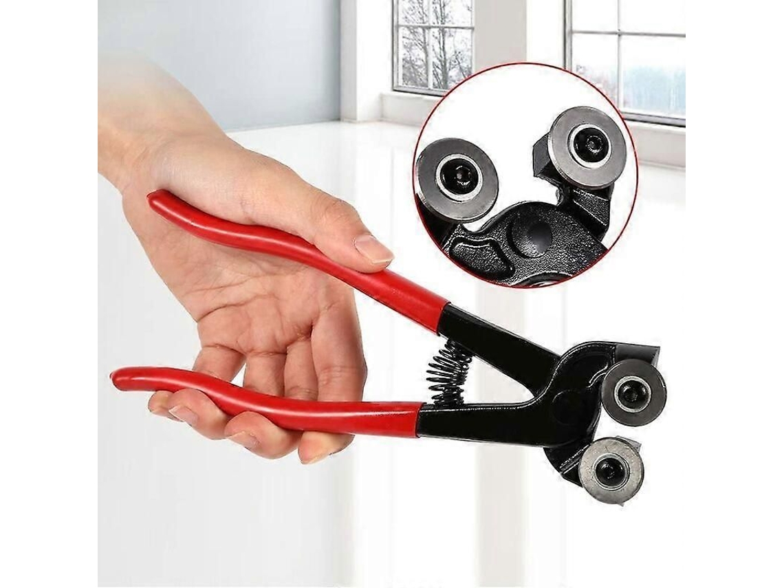 Alicate De Corte Para Vidro E Mosaico Com Roda De Titânio