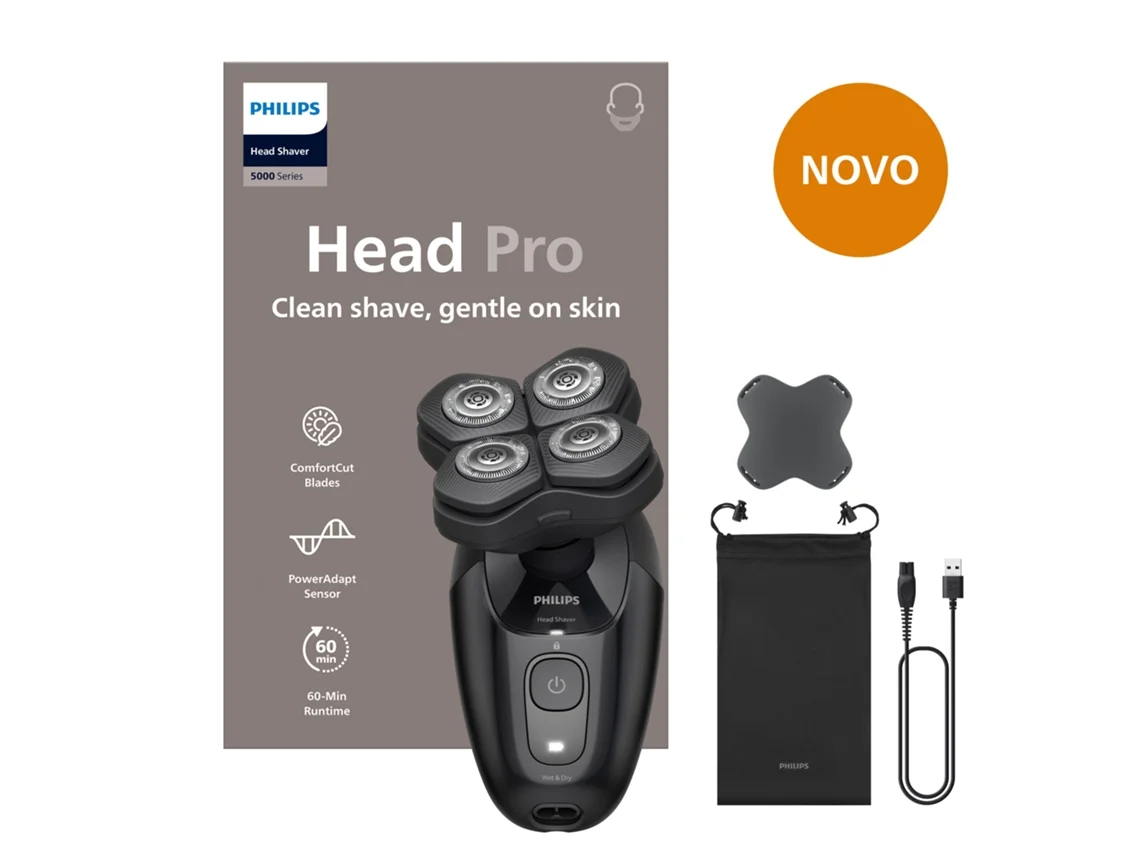 Máquina Cortar Cabelo PHILIPS HS5980/15 (Autonomia: 60 min - Bateria)