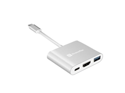 Adaptador Multiporta Xtreme Mac 3 Em 1 Hdmi, Usb A, Usb C 5 Gbps Brilvibera
