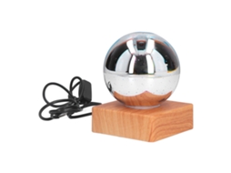 Luz de Mesa LED 3D Foguete de Vidro, Bola, Luz Noturna Colorida, USB