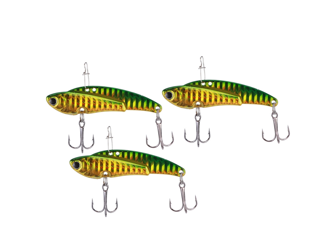 Isca Artificial Metal Vib 20g Para Peixes De Água Doce E Salgada