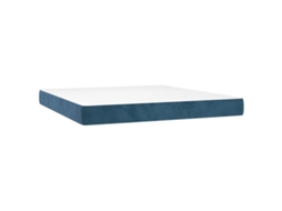 Pocket Spring Bed Mattress, Pocket Spring Bed Mattresses Vidaxl Azul Veludo (160 X 200 Cm)