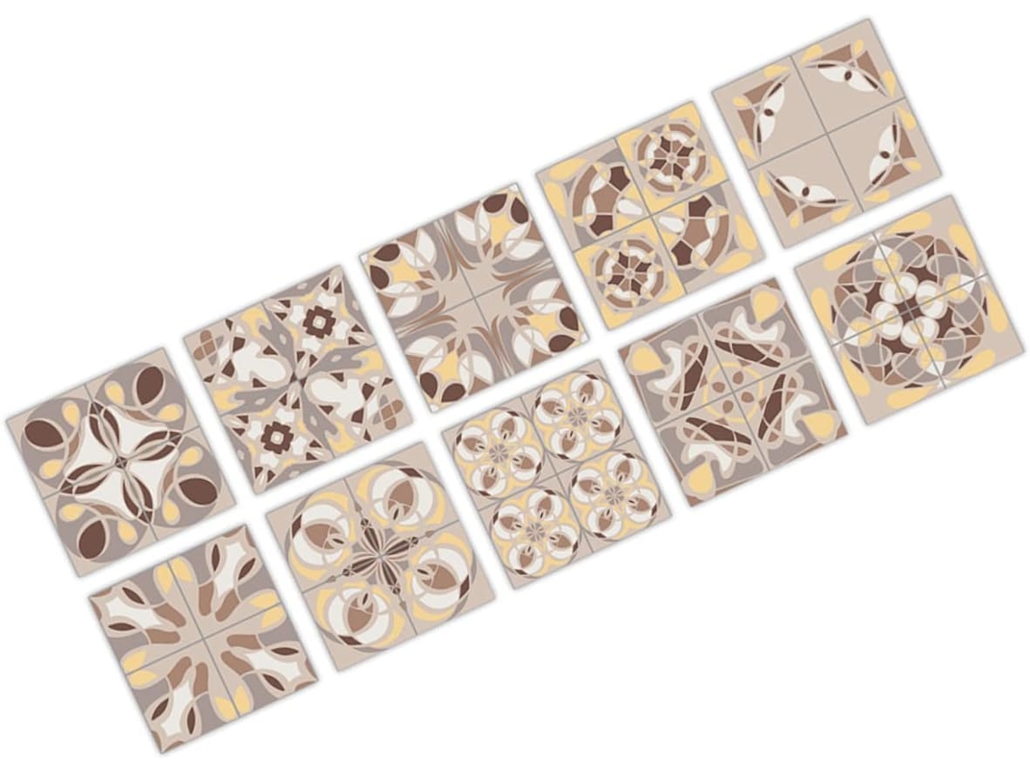 Conjunto De 10 Adesivos De Parede Impermeáveis E Autoadesivos Para Azulejos, Ideais Para Decoração De Cozinha.