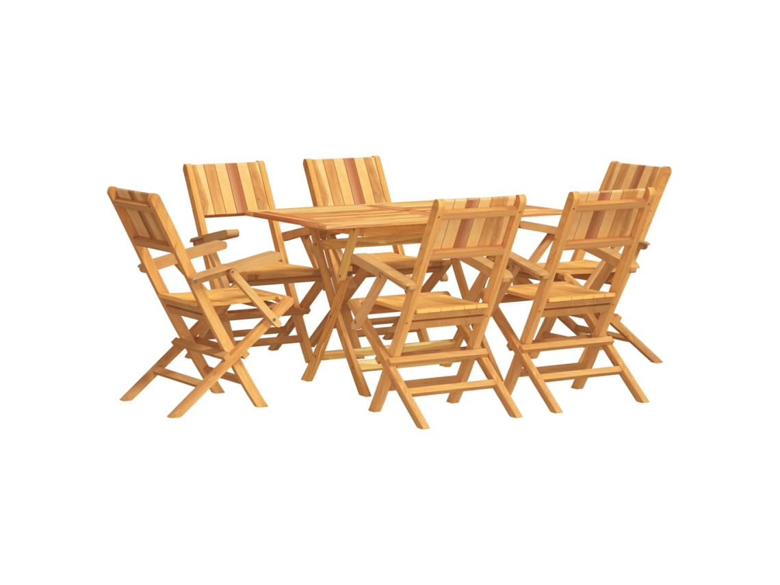 Garden Dining Set, Garden Dining Sets Vidaxl Marrom Madeira (n/a)