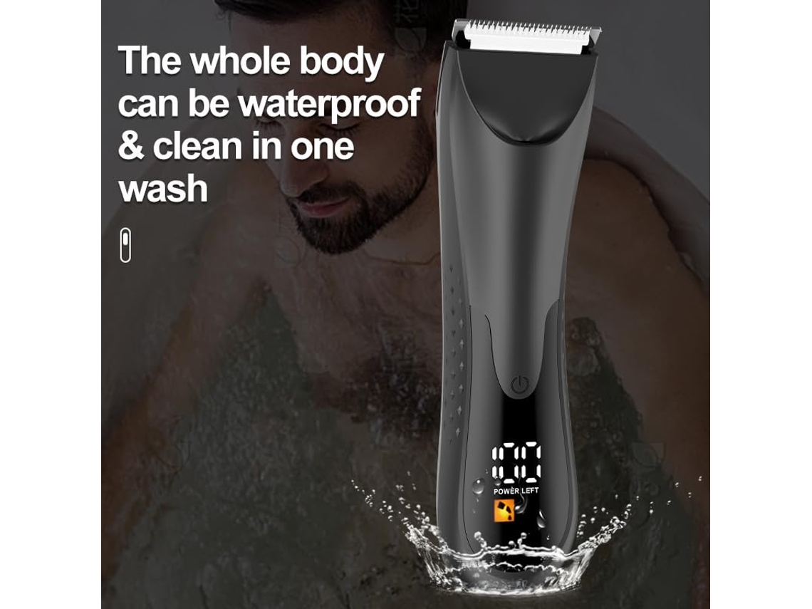 Aparador De Pelos De Corpo Inteiro Para Homens E Mulheres, Rosto Elétrico, Barba, Aparador De Biquíni, Chrui (preto)