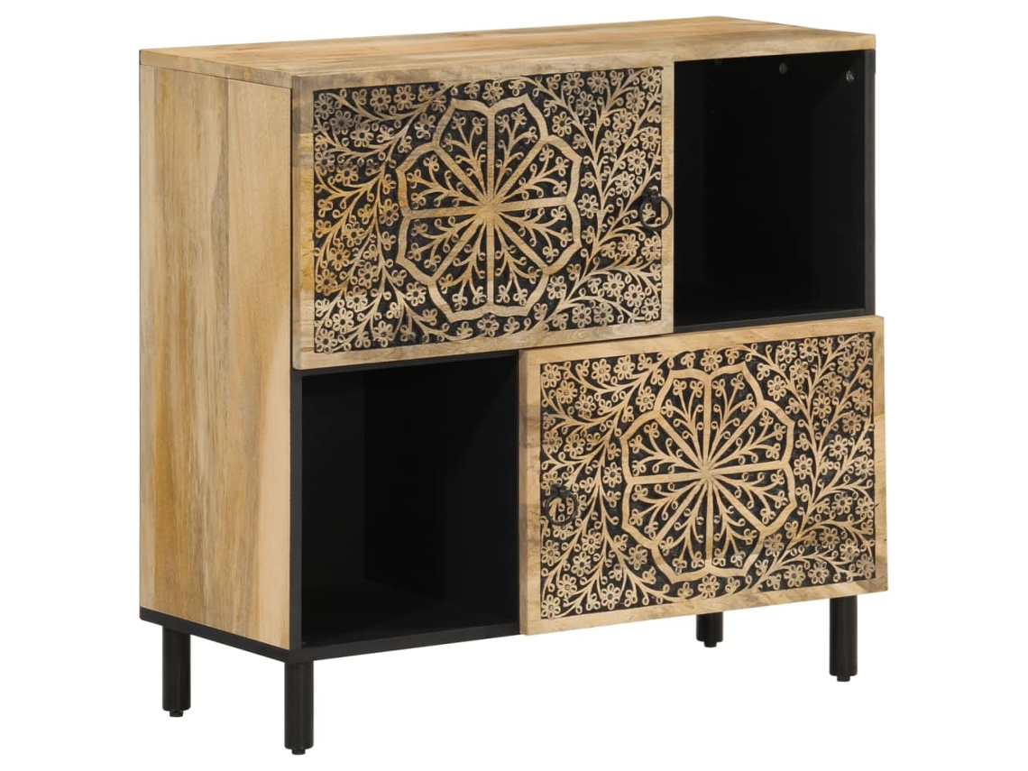 Side Cabinet, Side Cabinets Vidaxl Marrom Madeira