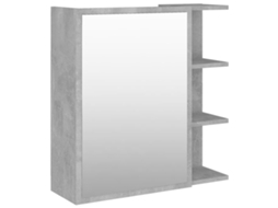 Mirror Cabinet, Mirror Cabinets Vidaxl Cinzeto Madeira Processada (n/a)