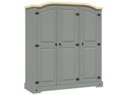 Conjunto 1 Wardrobe, Wardrobes Vidaxl Cinzeto Madeira De Pinho (n/a)