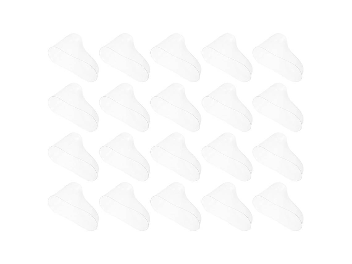 40 Formas De Plástico Transparente Para Sapatos E Meias De Bebê, Em Formato De Pé