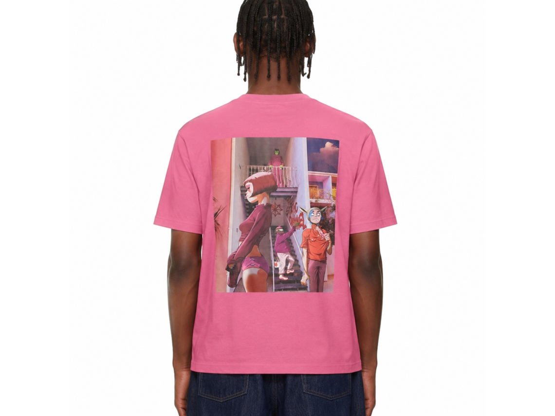 Gorillaz The Static Channel T-shirt Classic Unisex Adults Size:l