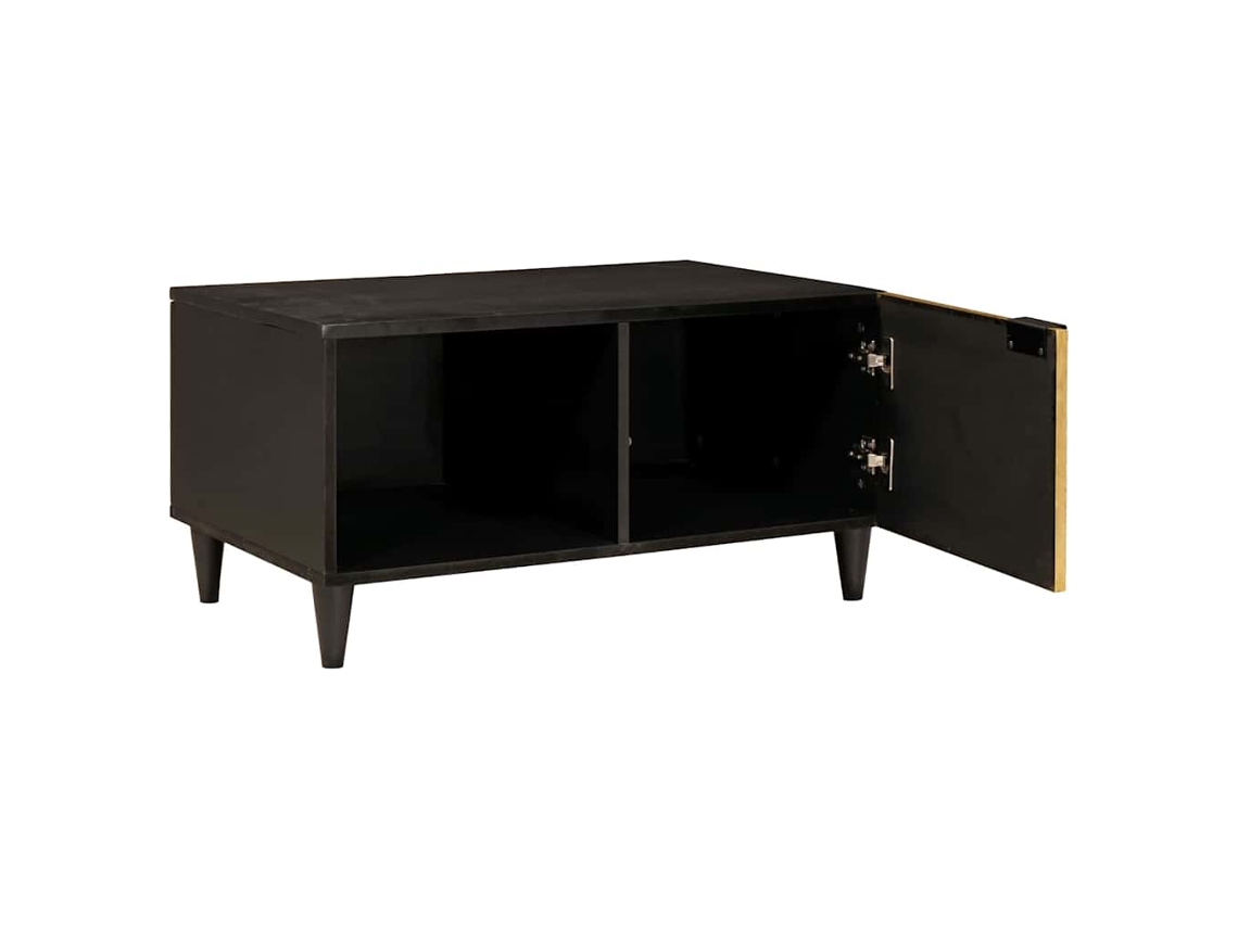 Mesa de Centro Preto e Ouro 80 X 50 X 40 Cm MAISON EXCLUSIVE